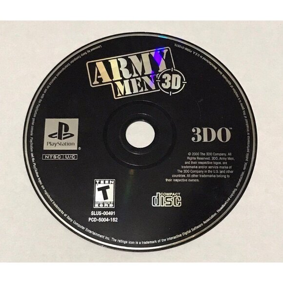 PS1: Army Men 3D, PlayStation 1 - Picture 1 of 1